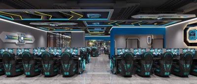 现代网吧网咖3D模型下载